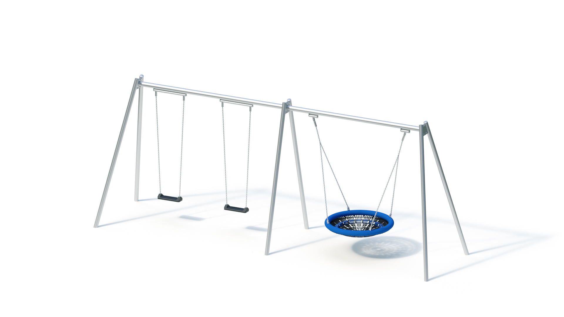 Standardschaukel-Kombination (2,50) Edelstahl