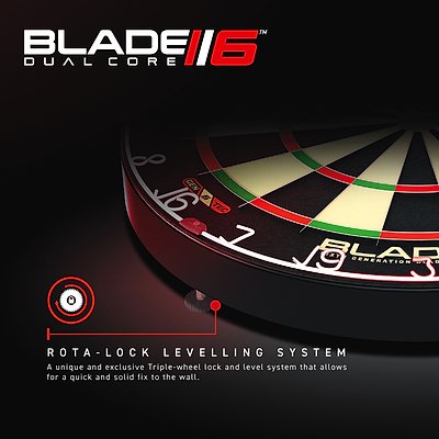 Winmau Steeldartscheibe „Blade 6 Dual Core“ Ansicht 5
