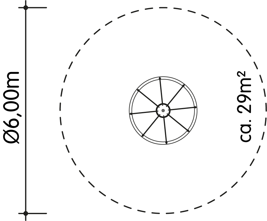 Vogelnest-Karussell Ø190cm - Ansicht 5