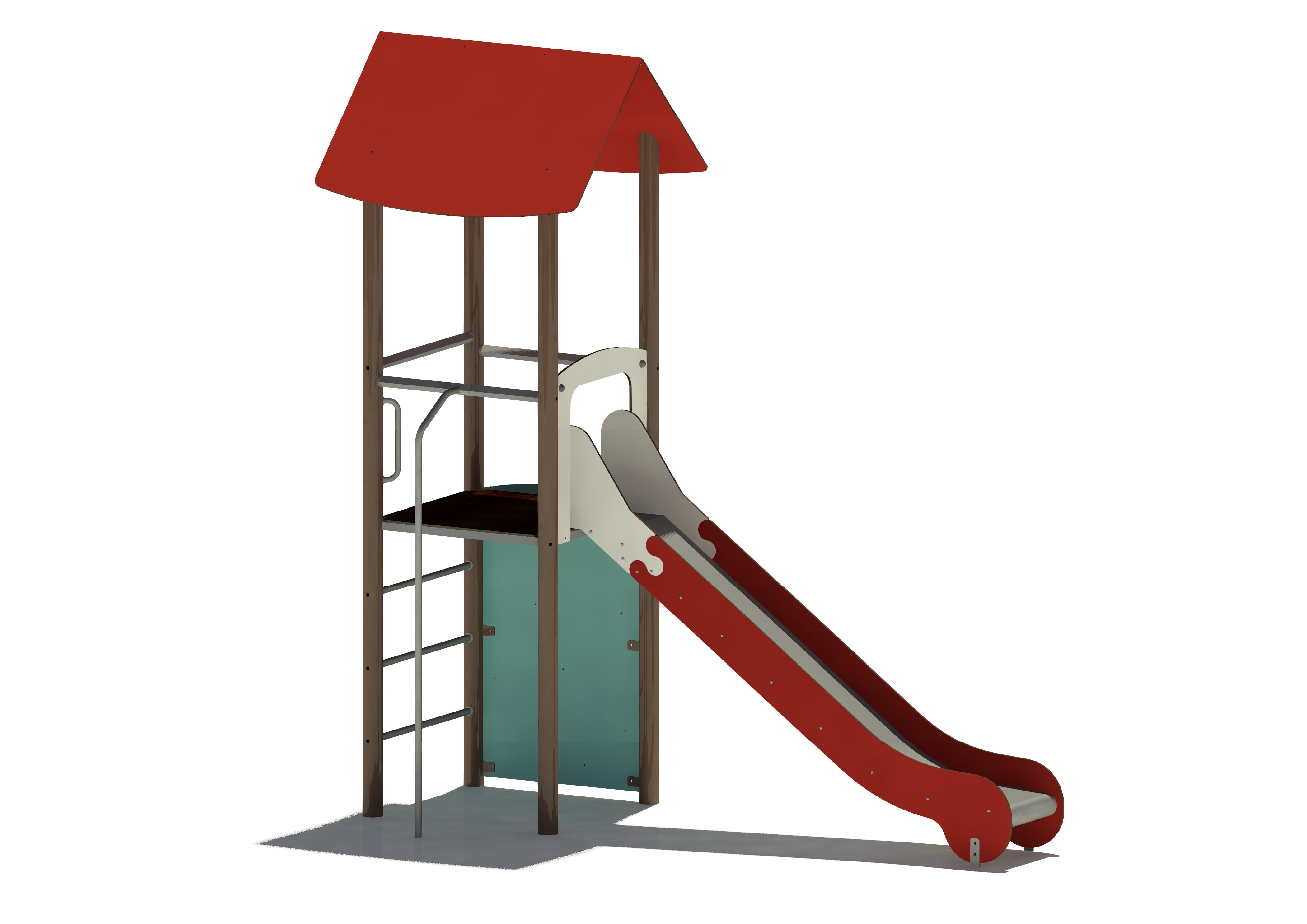 Spielturm Caesar 9012 Ansicht 4
