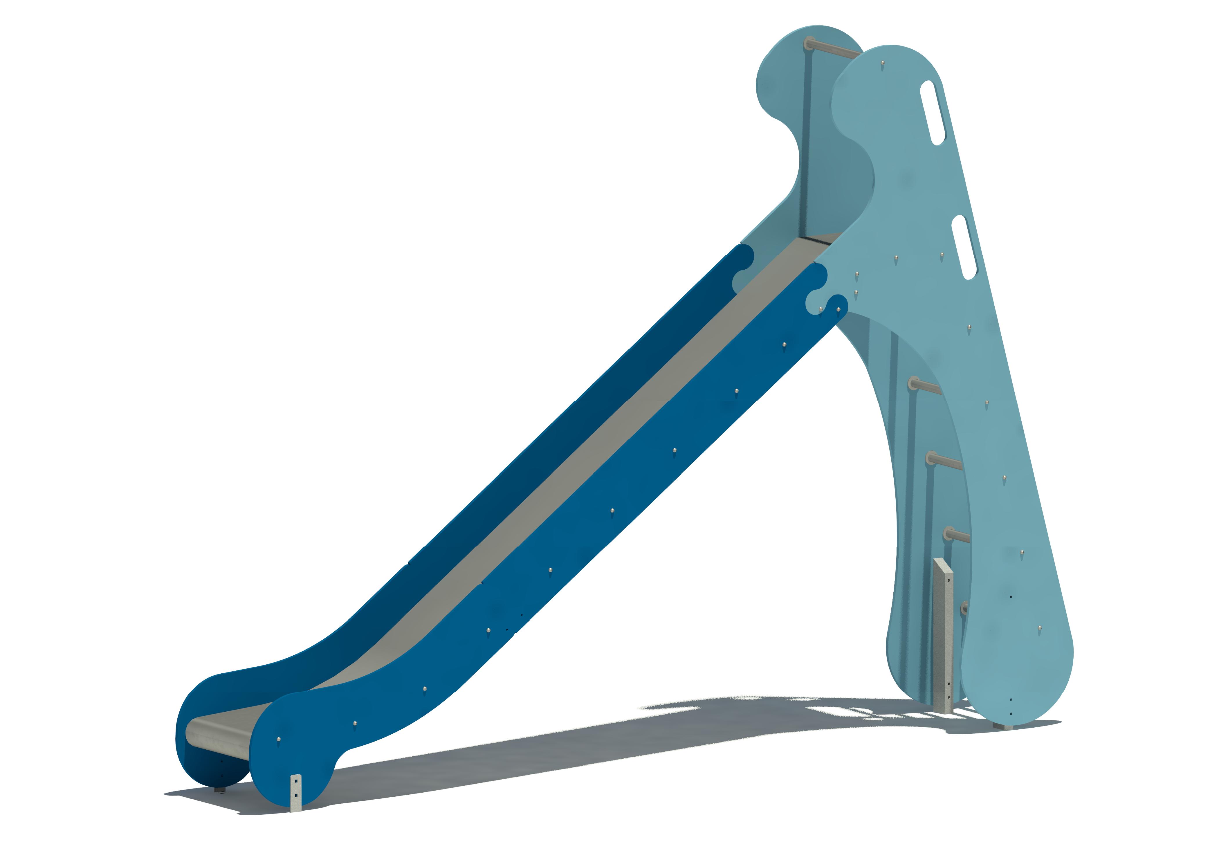 Bockrutschbahn HST, Einsitzhöhe 190 cm, Maier Spielplatzgeräte