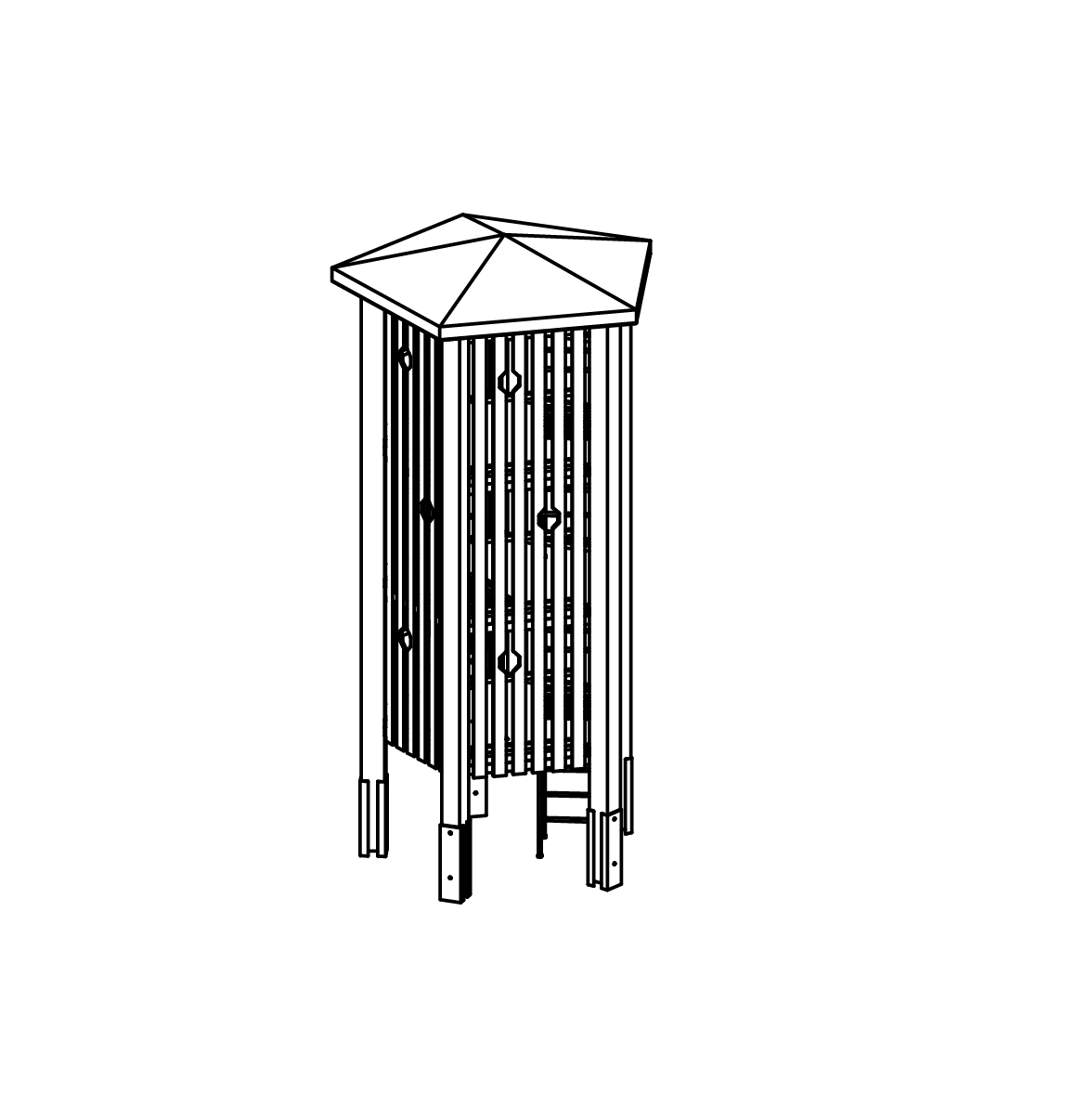 Mittlerer Fünfeckturm, Richter Spielgeräte