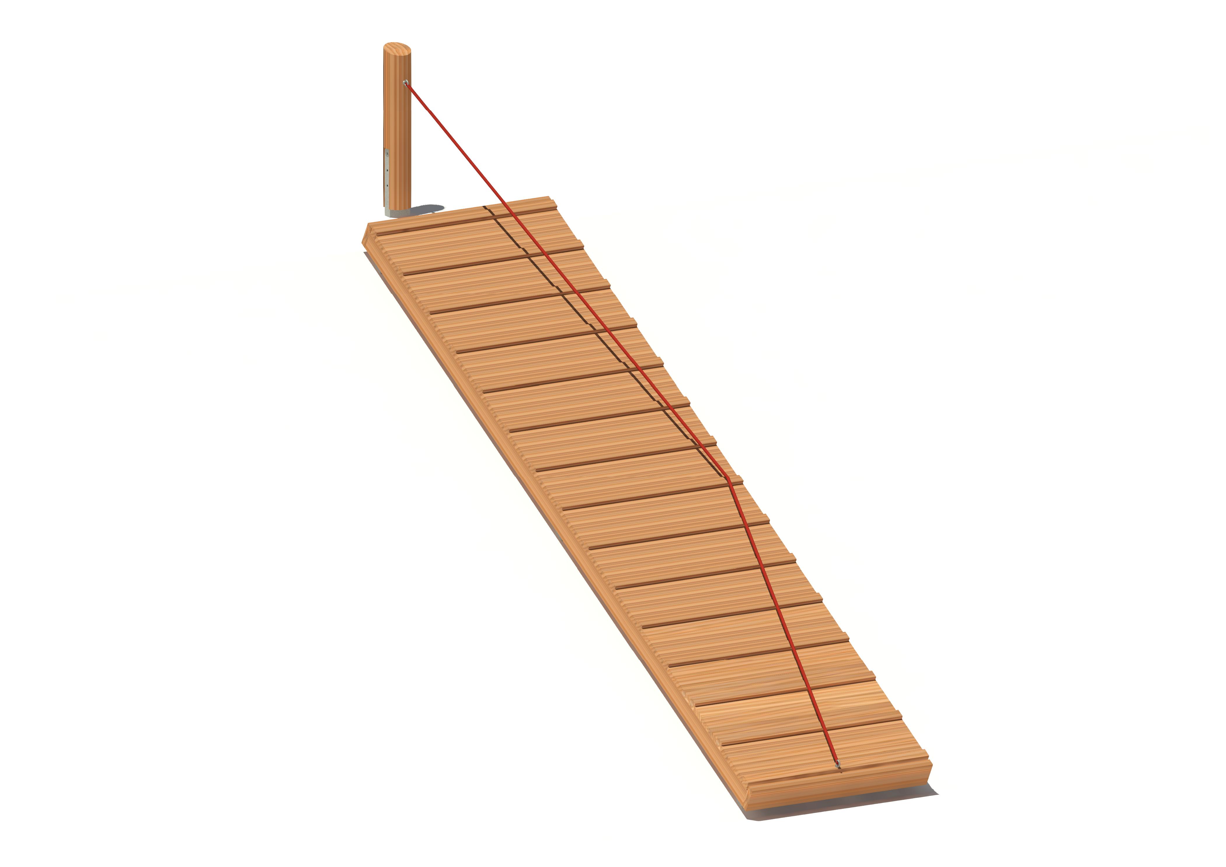 Schräge Rampe im Hang 2960, Maier Spielplatzgeräte