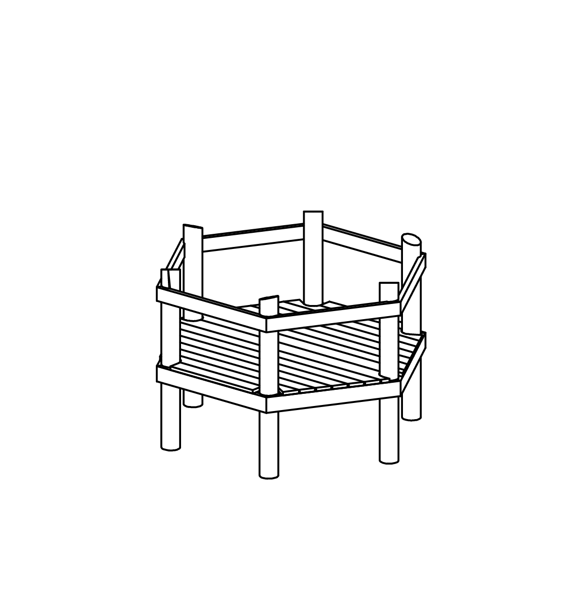 Sechseckplattform, Richter Spielgeräte