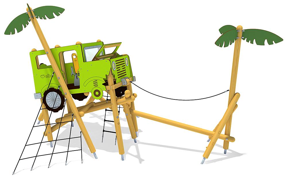 Spielanlage Geländewagen Ansicht 4