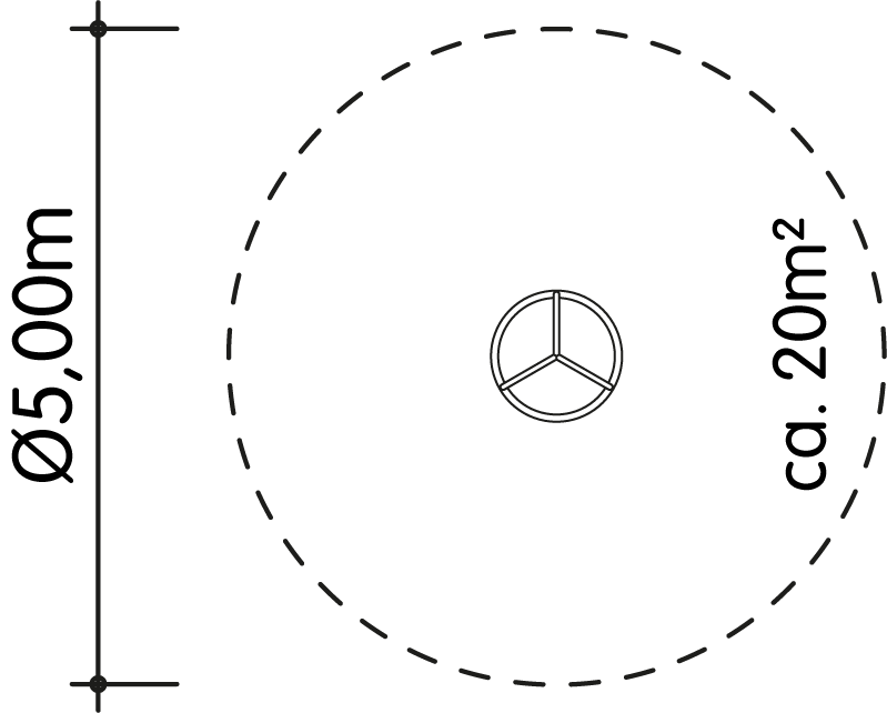 Stehkarussell Alpha Ø100cm - Ansicht 4