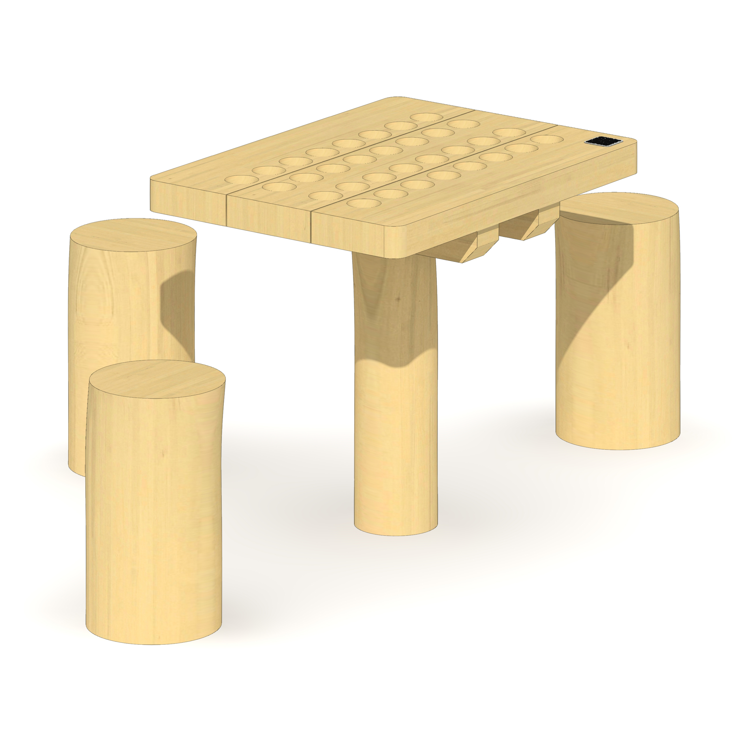 Spieltisch Steinchenspiel Ansicht 5