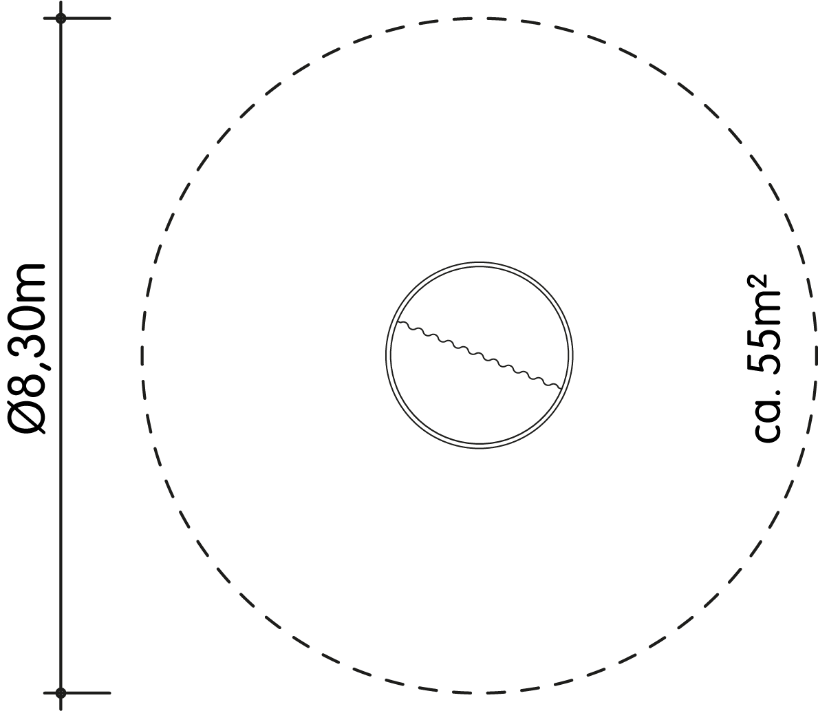 Drehscheibe Ø230cm - Ansicht 4