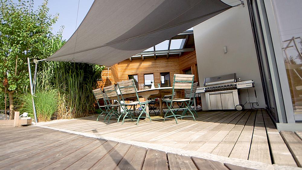 Sonnenschutz Quadrat 4,00x4,00 m Ansicht 6