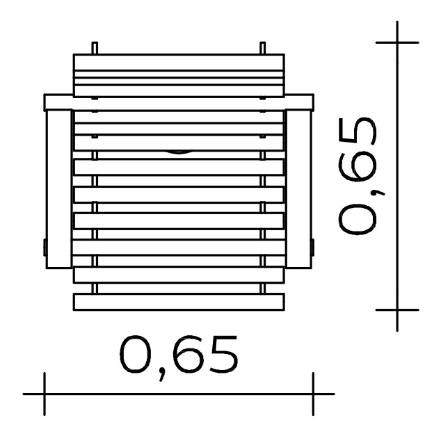 Sessel (drehbar, Armlehne) Ansicht 3