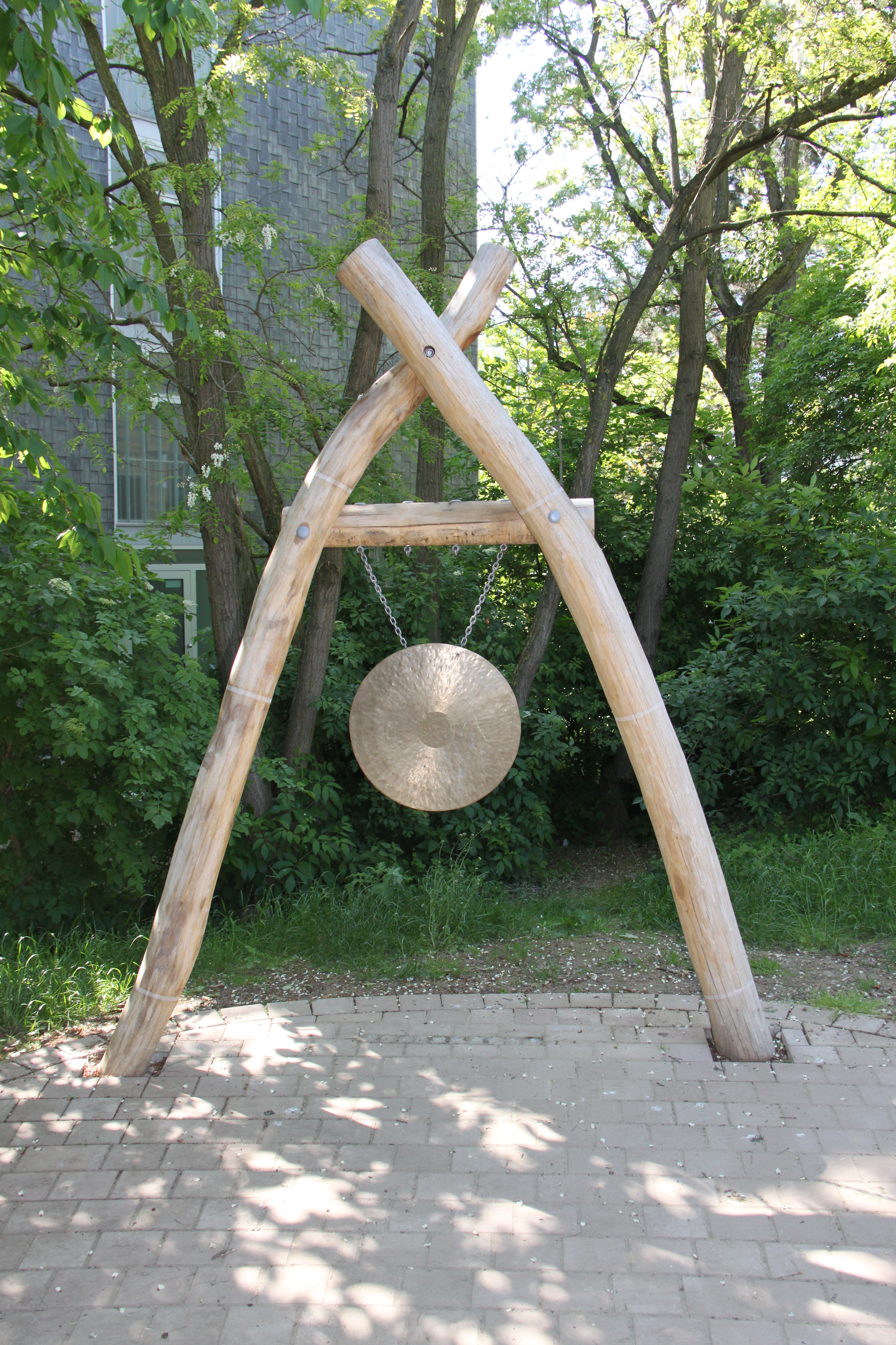 Klangtor mit Gong
