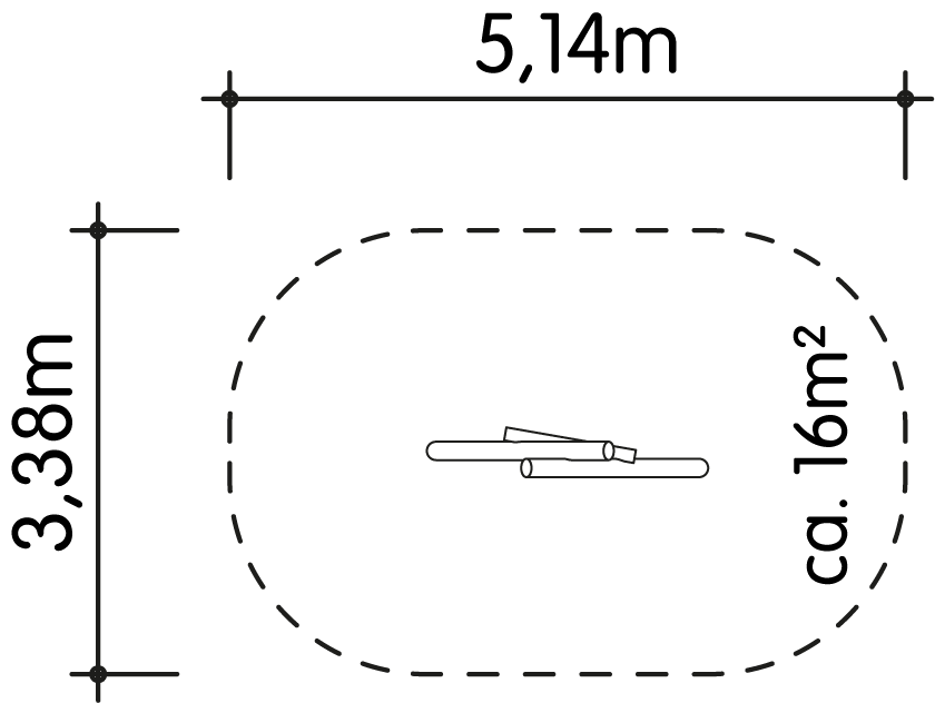Klangtor mit Gong Ansicht 4