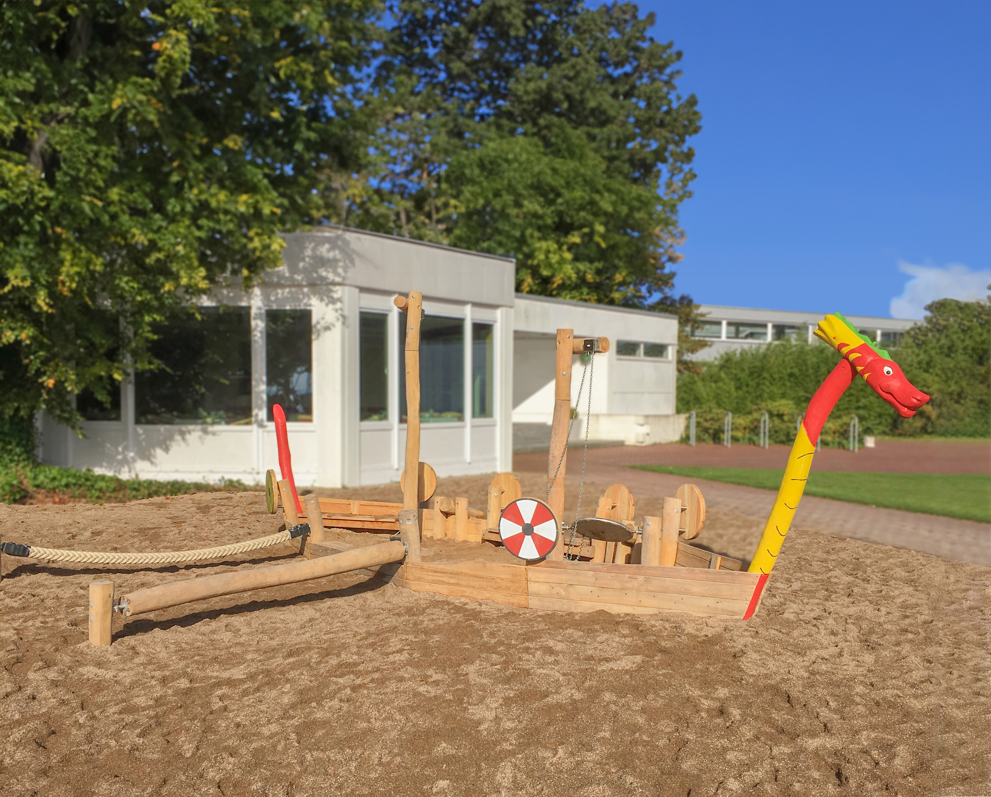 Sandspielschiff Wikinger
