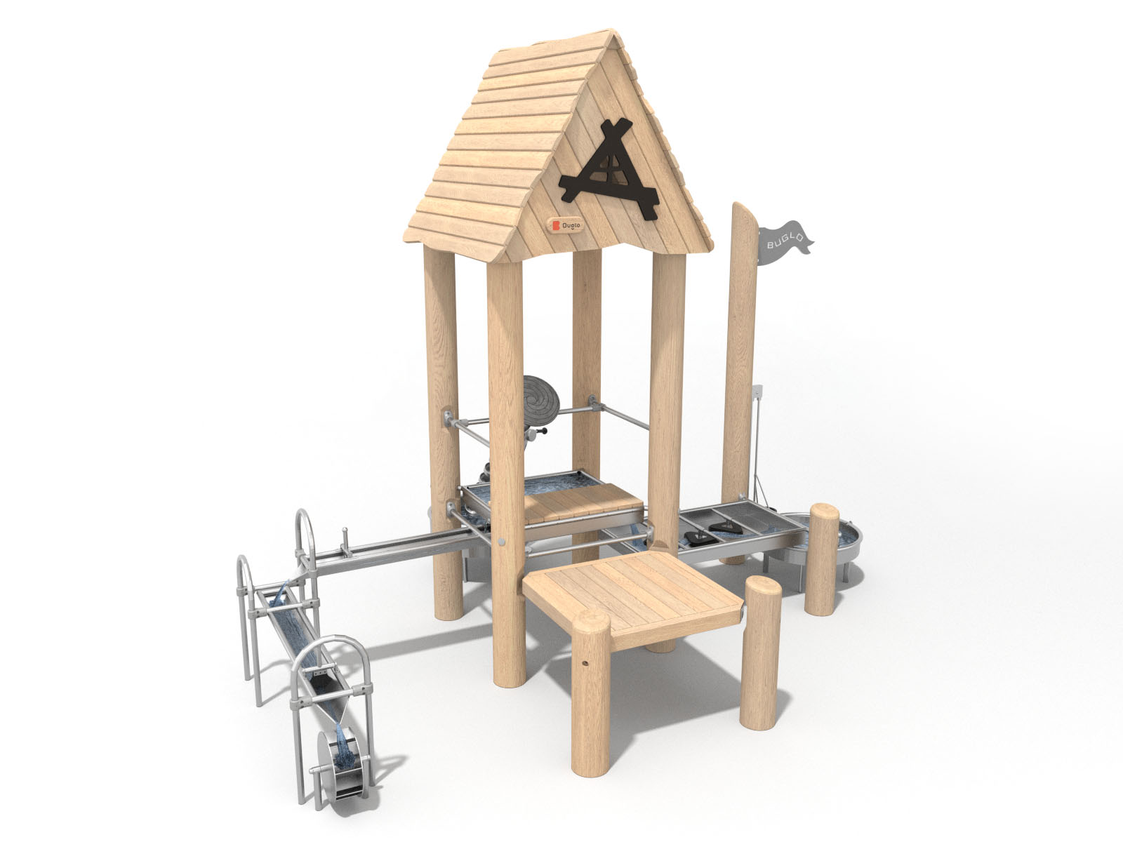 Water Factory – Holzspielgerät Ansicht 3