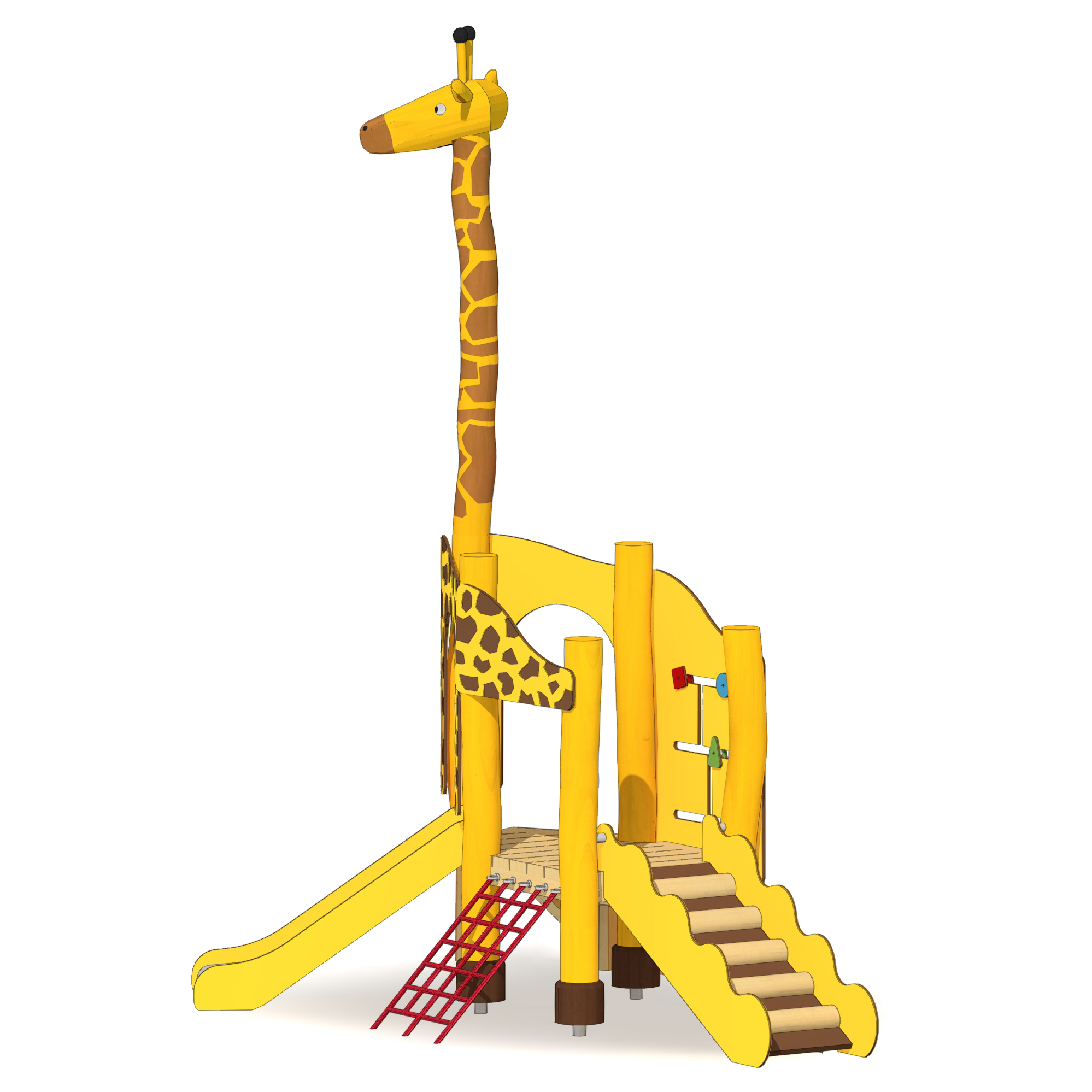 Minispielanlage Kleine Giraffe Ansicht 4