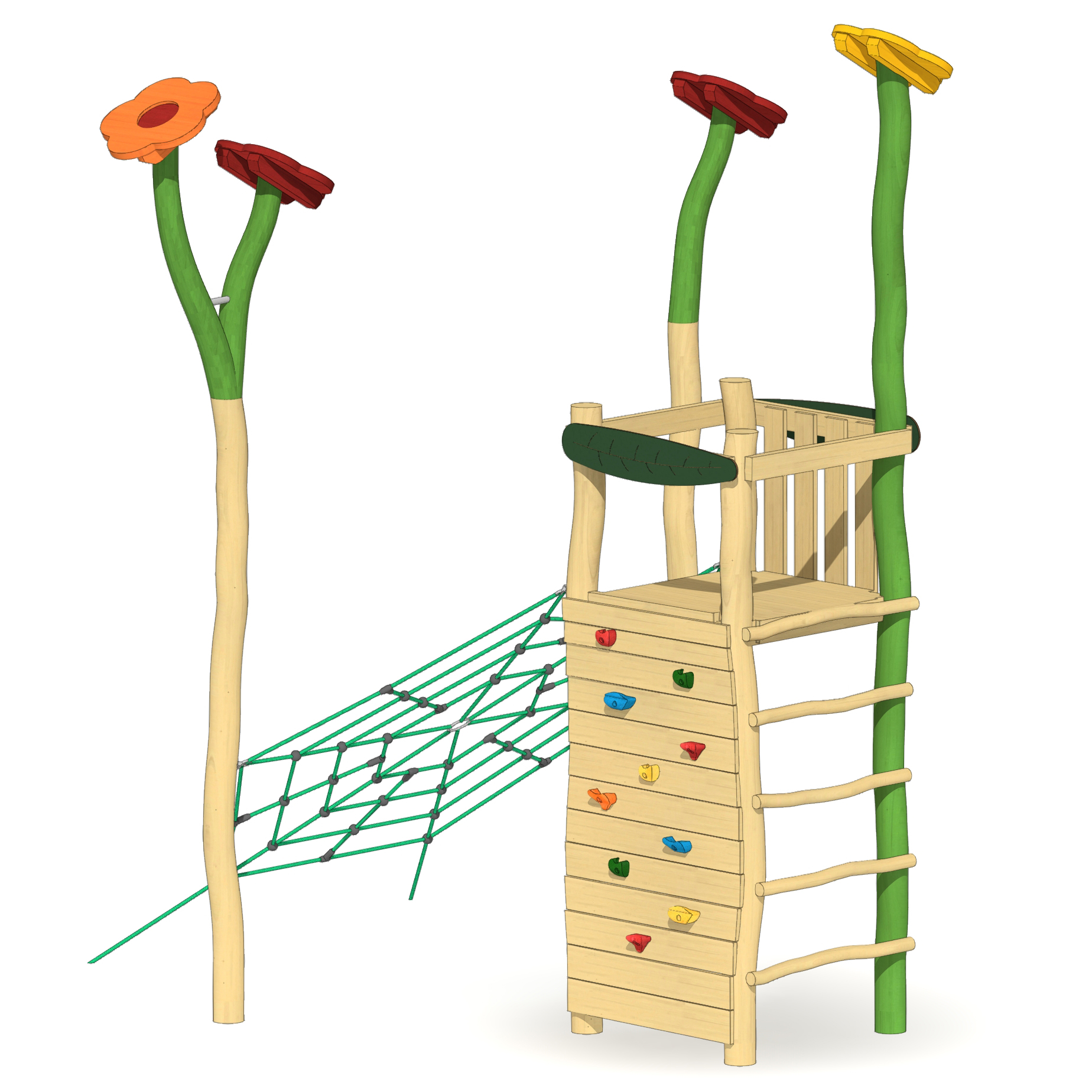 Spielanlage Blumenbeet Ansicht 5