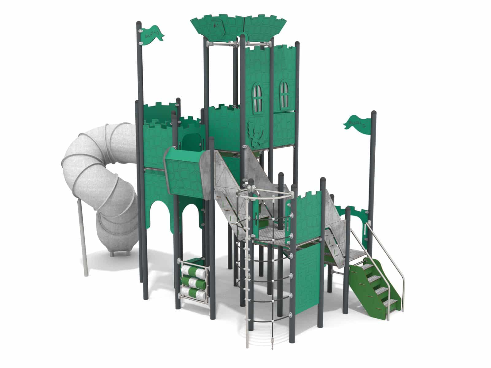 Turmburg-Set für Spielplatz Ansicht 3