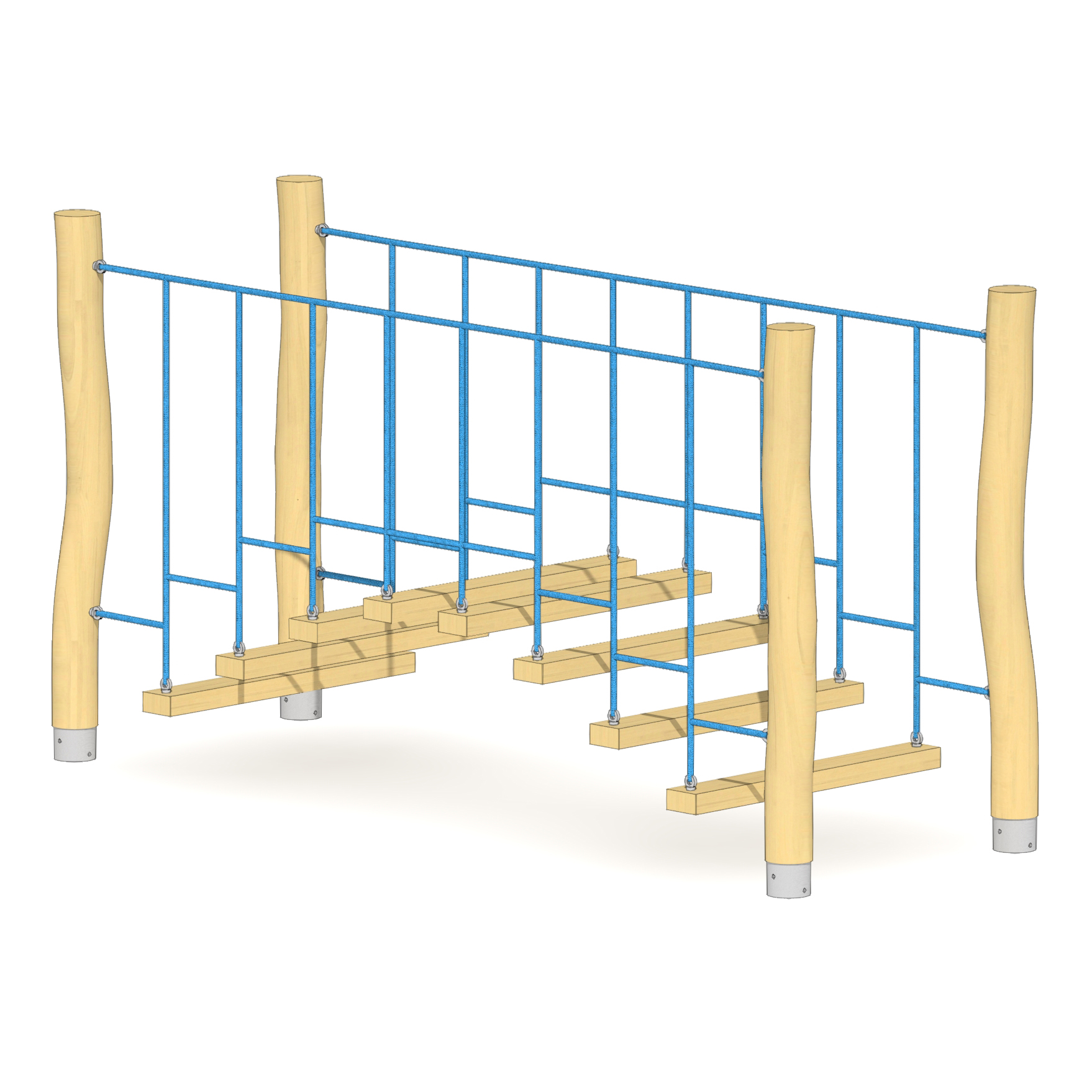 Seiltreppenbrücke 3m