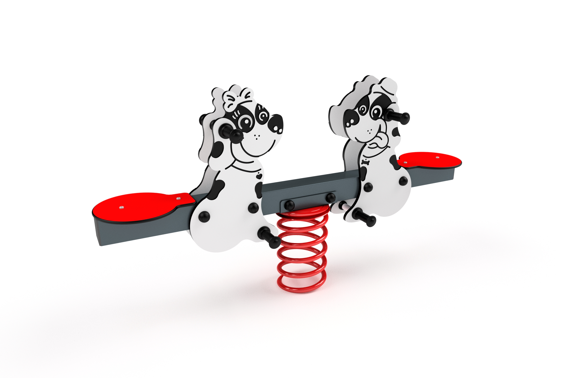 3401A Federwippe - Doppelhund Ansicht 2