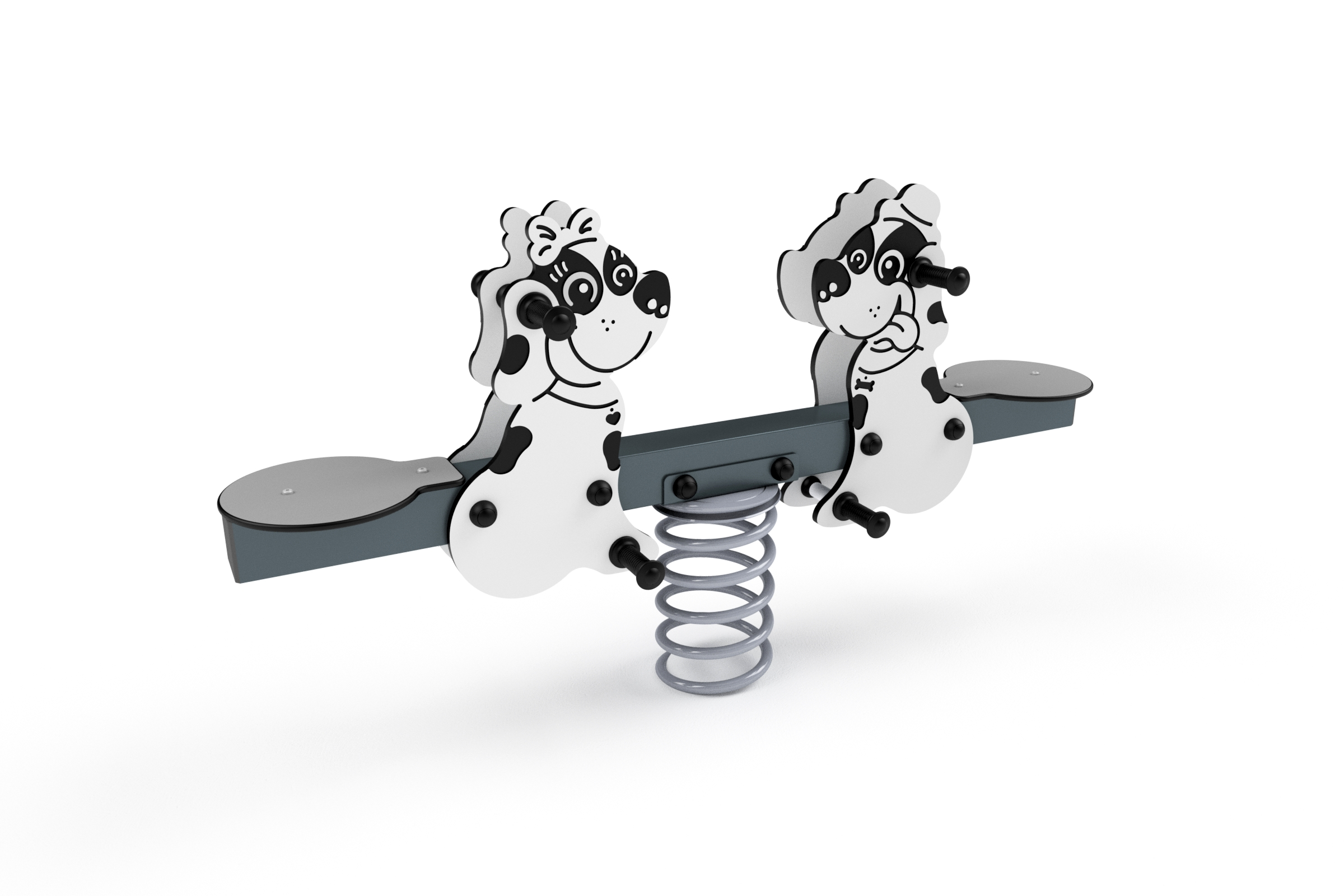 3401A Federwippe - Doppelhund Ansicht 3
