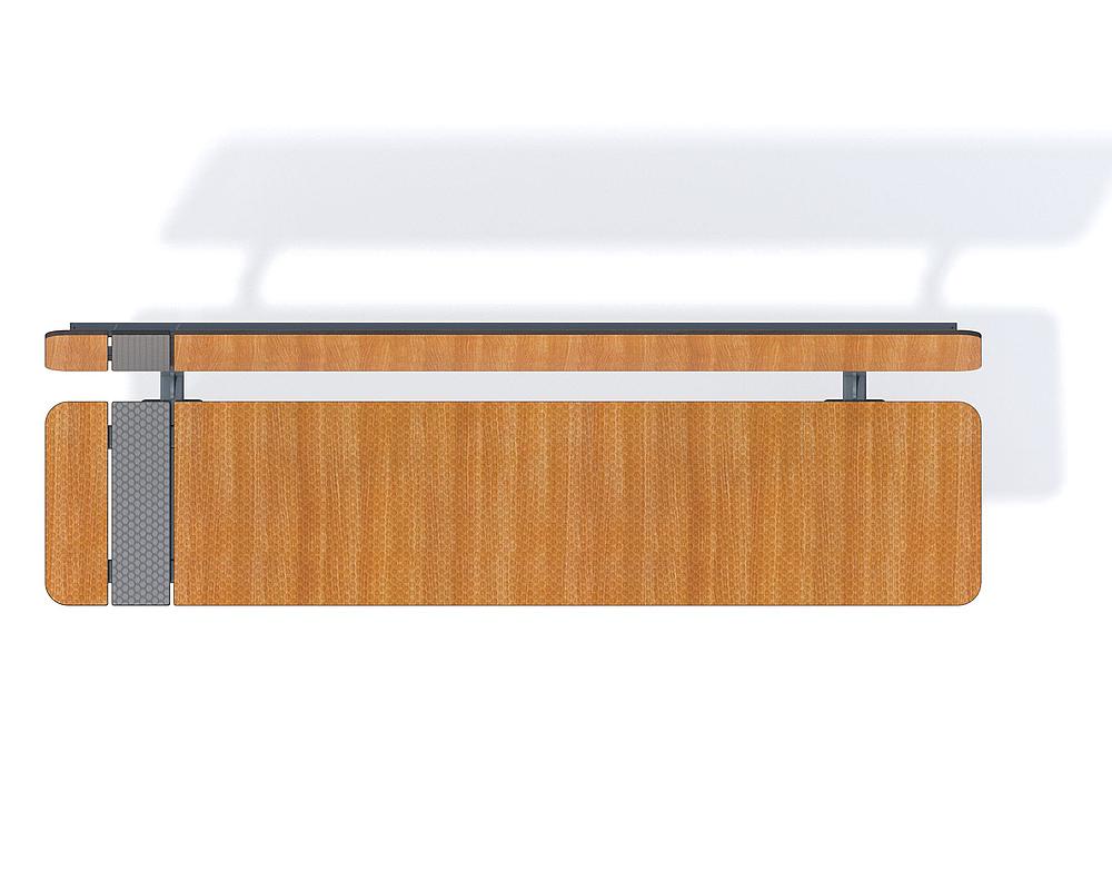Urbaniq Bank mit Lehne Nalu Ansicht 4