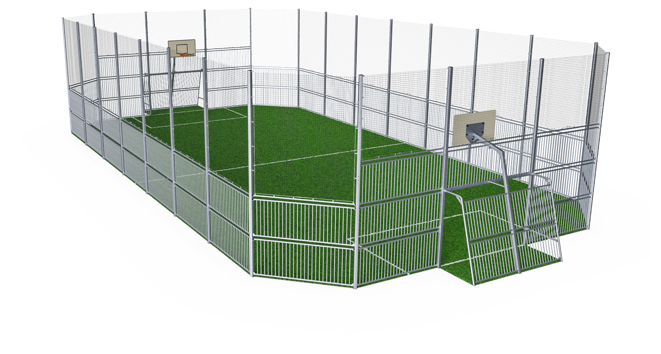 MUGA, 12 x 24 m, Stahl FRE600201