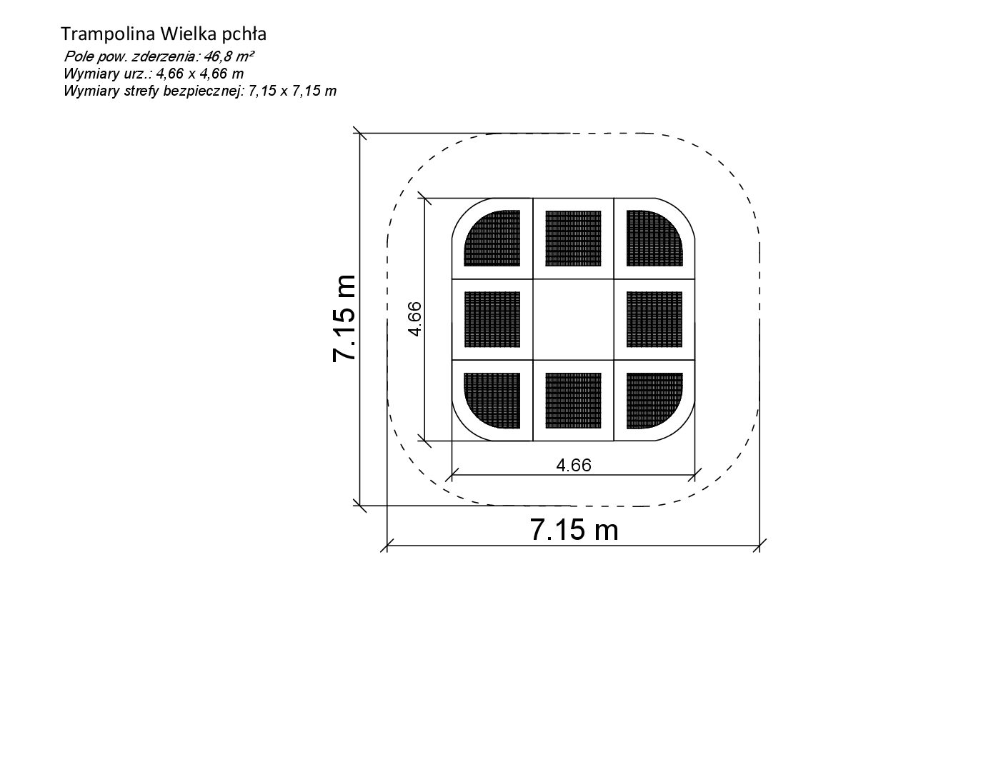 Trampolin Set Grosser Floh Ansicht 3