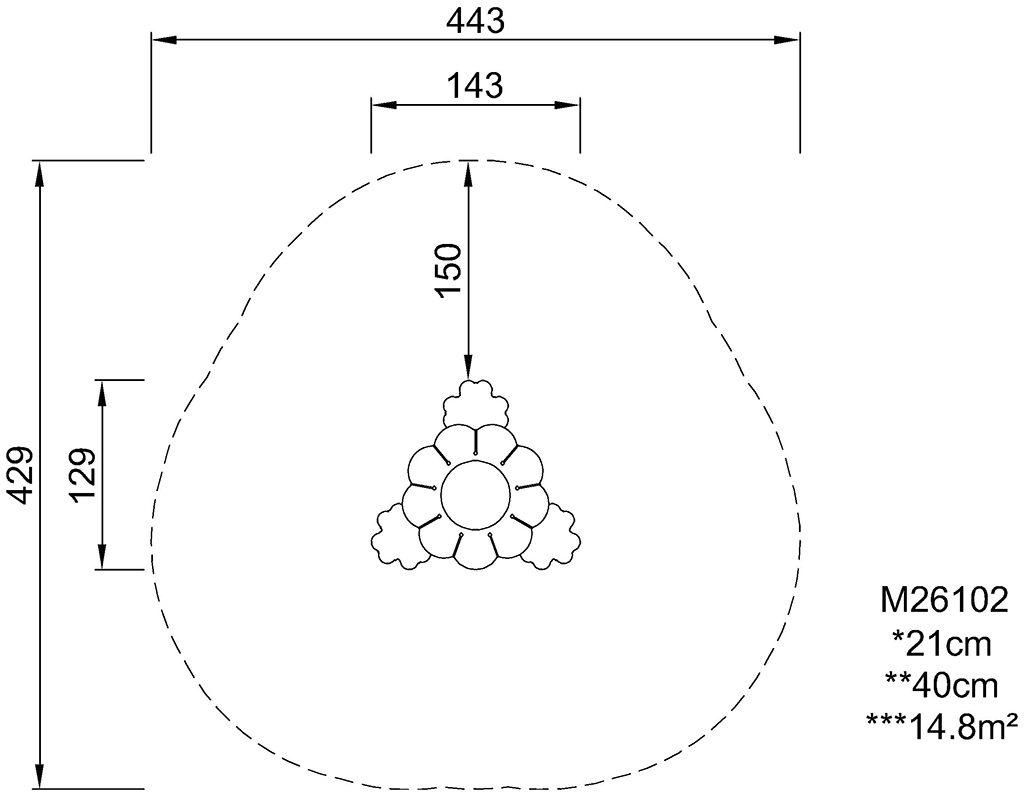 Sand- & Matschtisch mit Sitzen M261 Ansicht 6