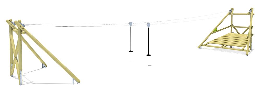 Seilbahn Sierra Duo 20 m, eibe