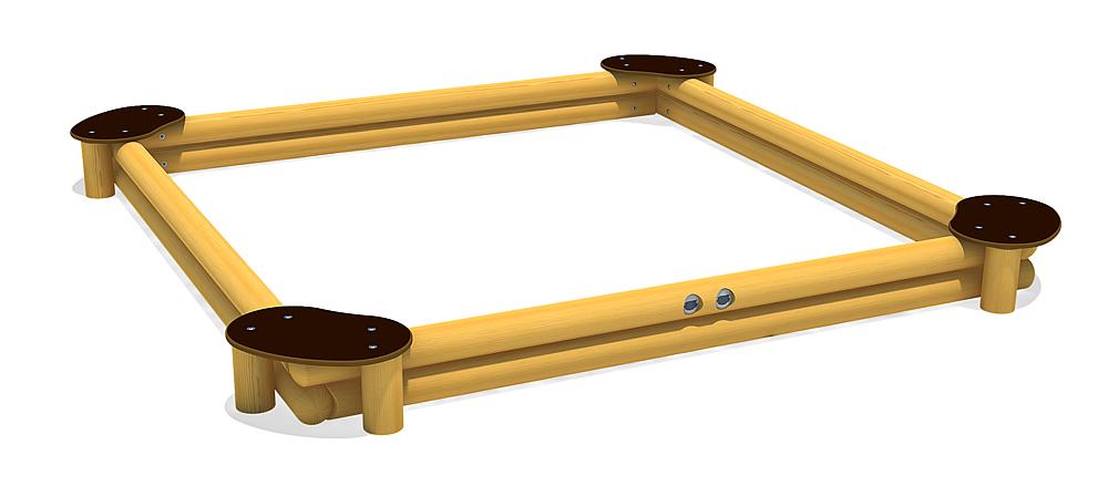 Sandkasten Sandy Quadrat 260 Ansicht 4