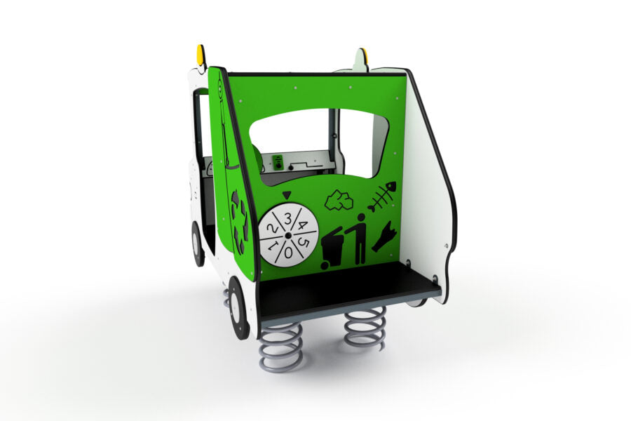 3708S Recyclingwagen auf Federn Ansicht 3