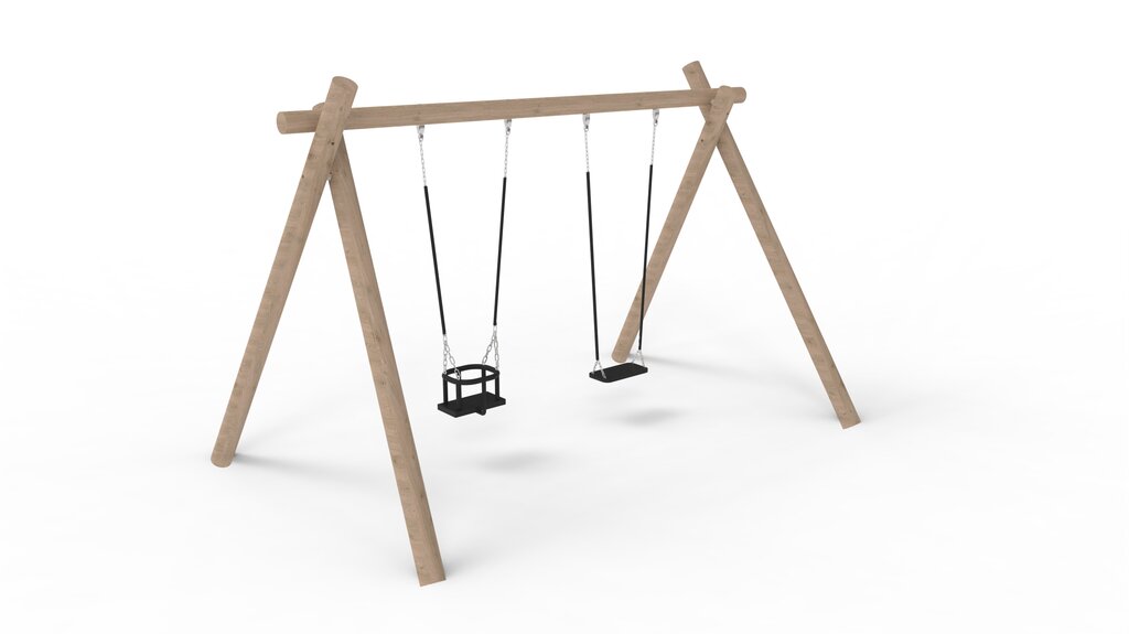 Schaukel mit Baby- und Sicherheitssitz, Norna