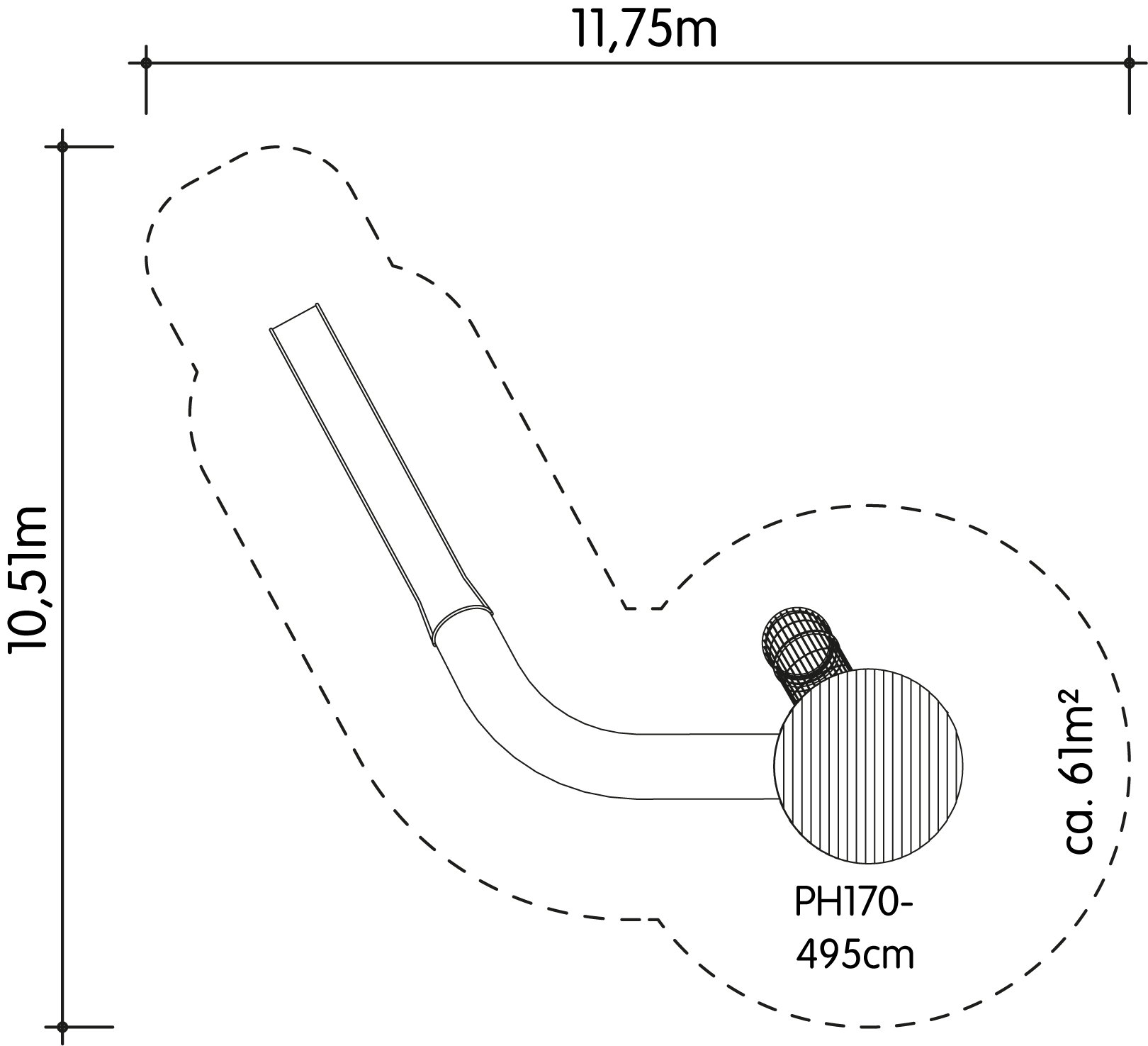 Klettersilo mit Röhrenrutsche Ansicht 6