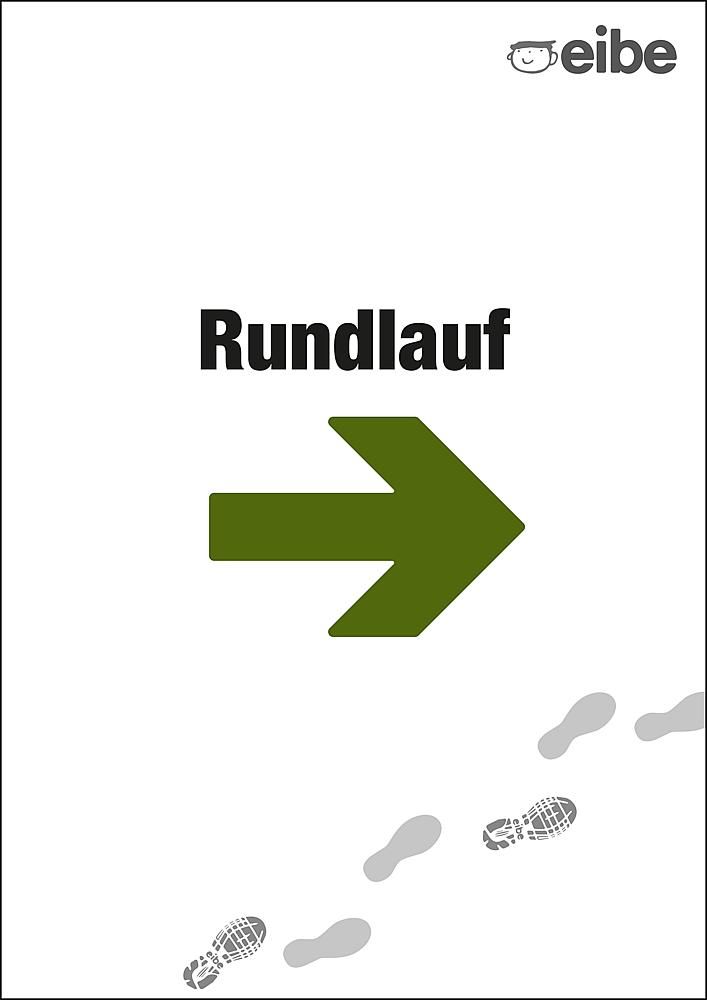 Trimm-dich-Pfad Schild Rundlauf rechts Ansicht 5