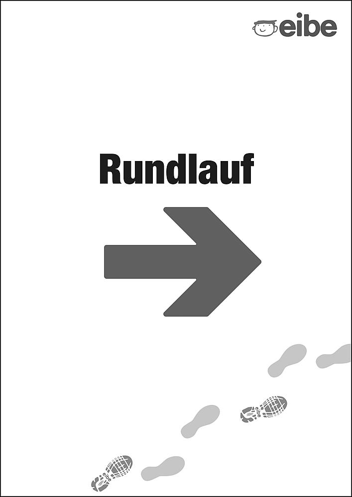 Trimm-dich-Pfad Schild Rundlauf rechts Ansicht 6