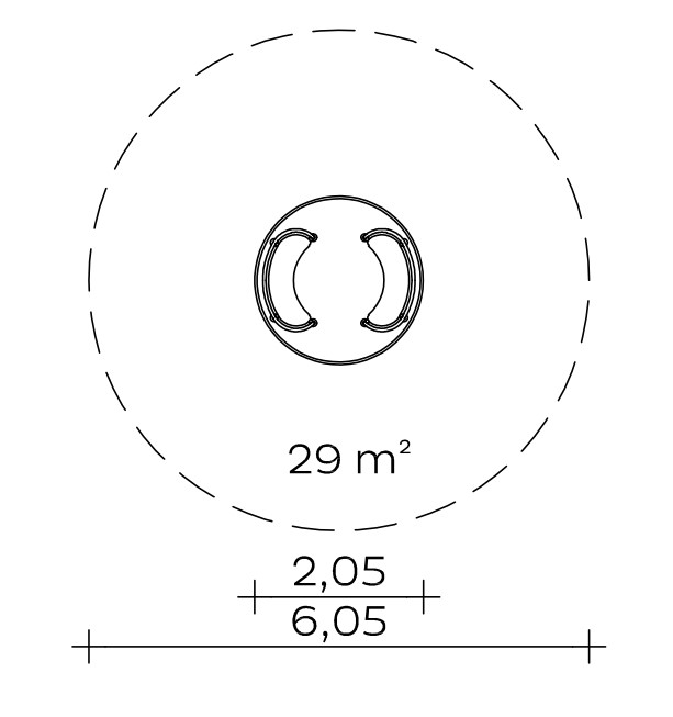 Sitzkarussell (2,00) Ansicht 3