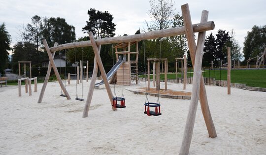 4er Holzschaukel - nature