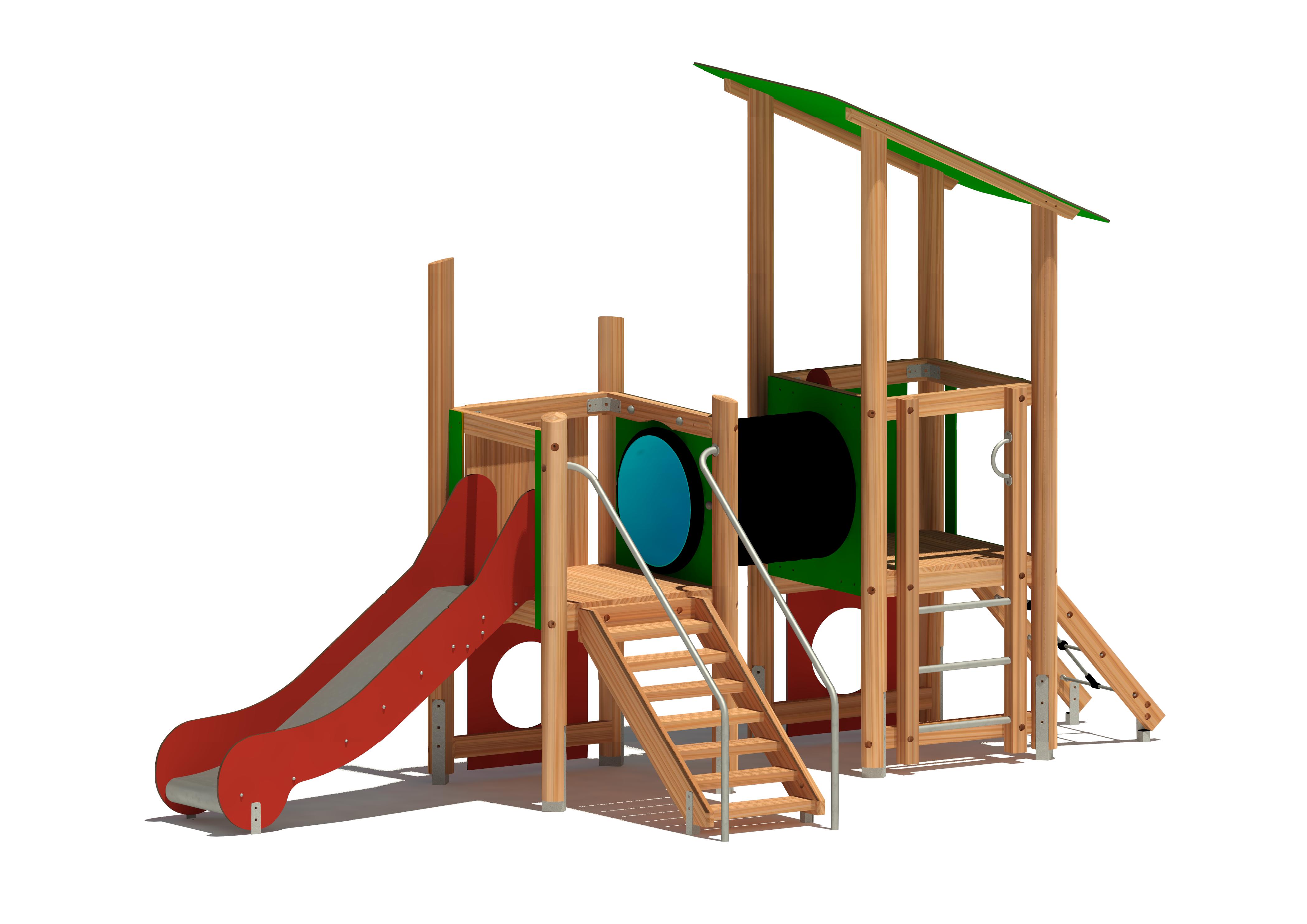 Spielkombination Lok Friedrich 5530, Maier Spielplatzgeräte