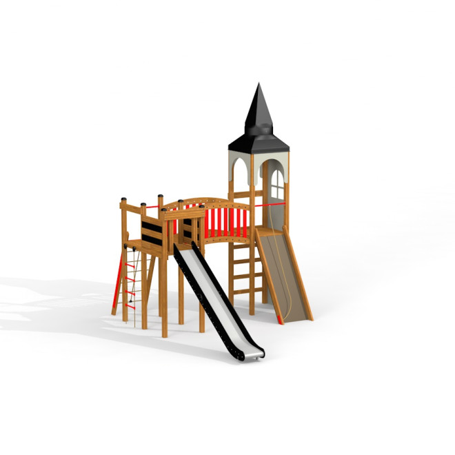 Alcazar Spielturm mit Rutsche, Larslaj