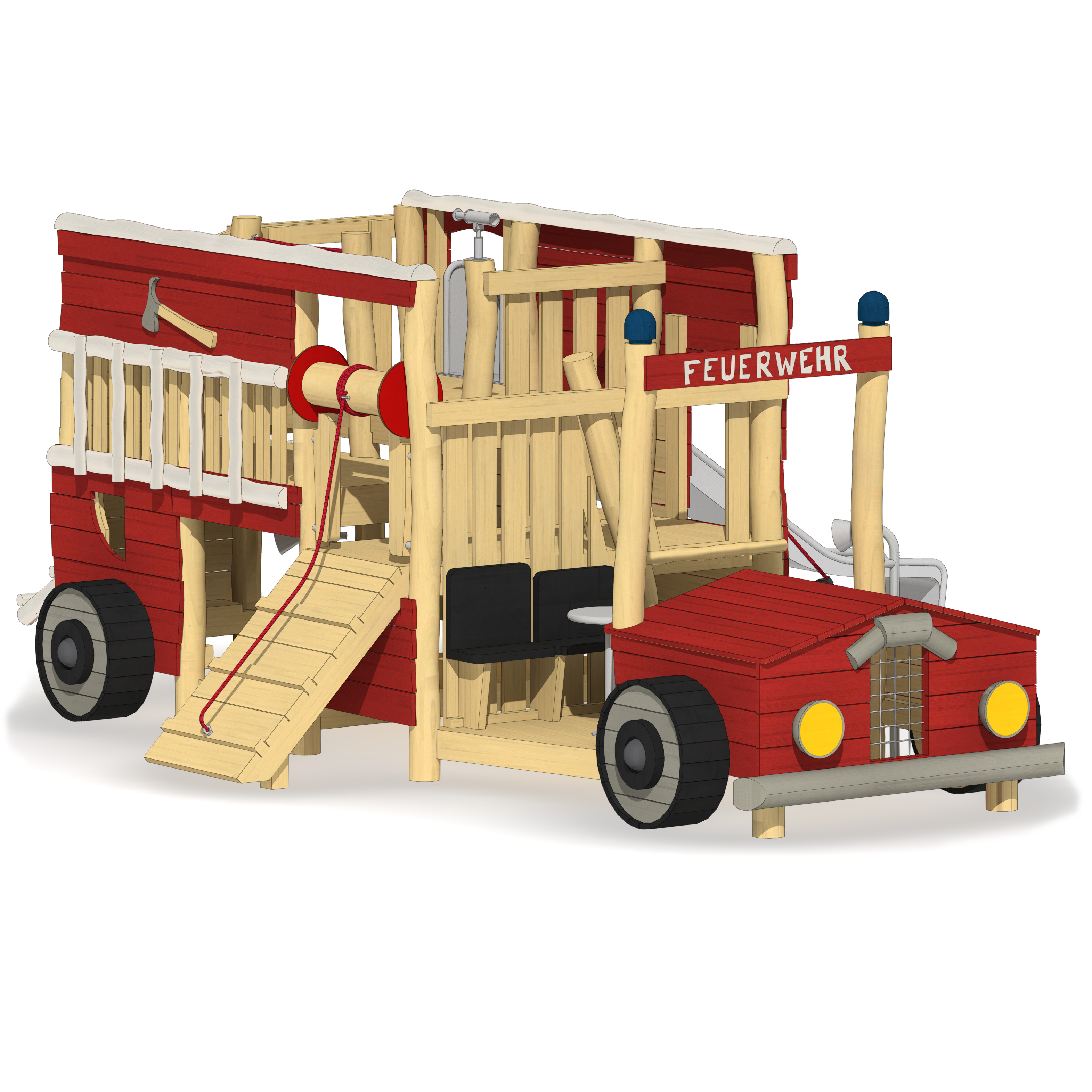 Feuerwehrauto Ansicht 2