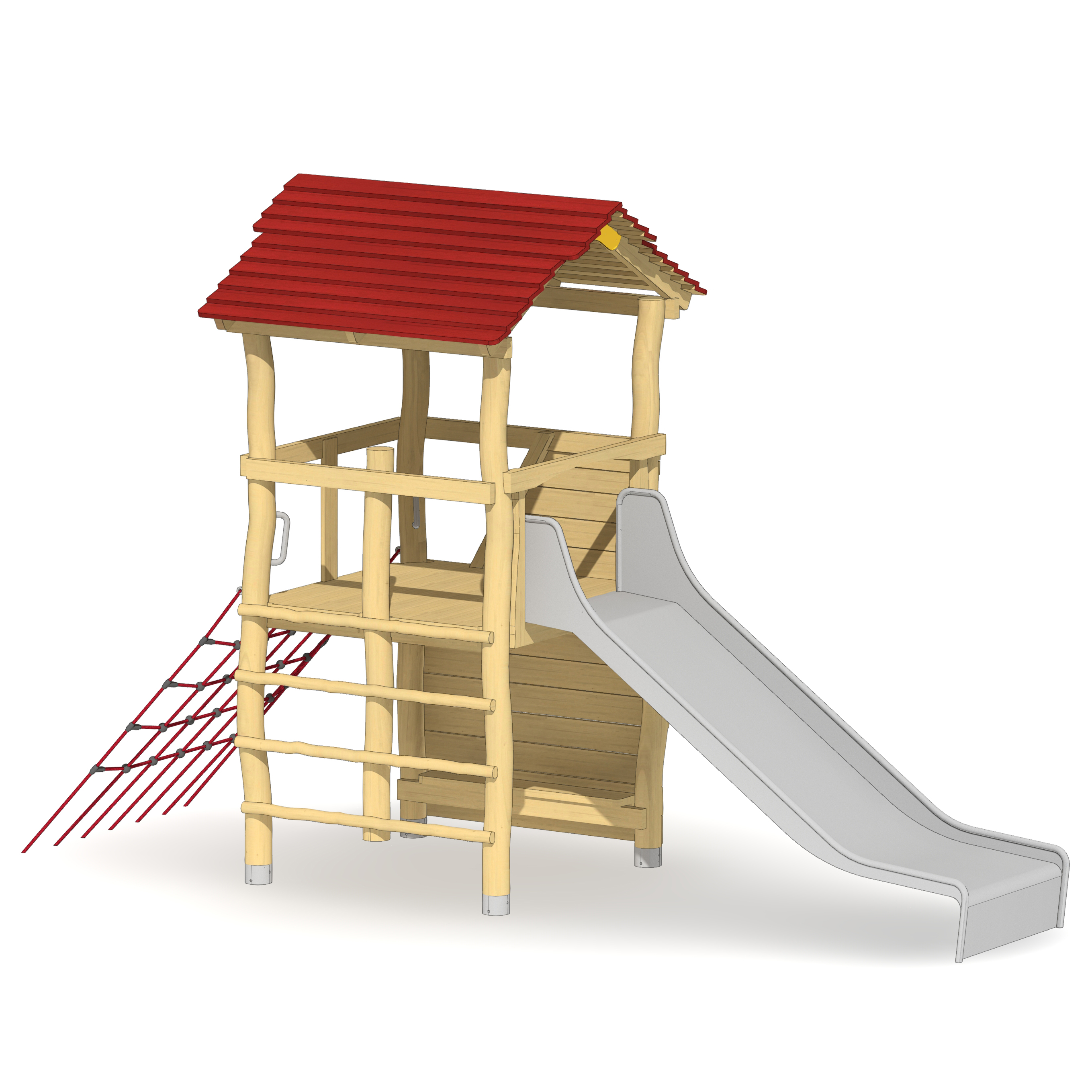 Spielturm Herold mit Dach Ansicht 4