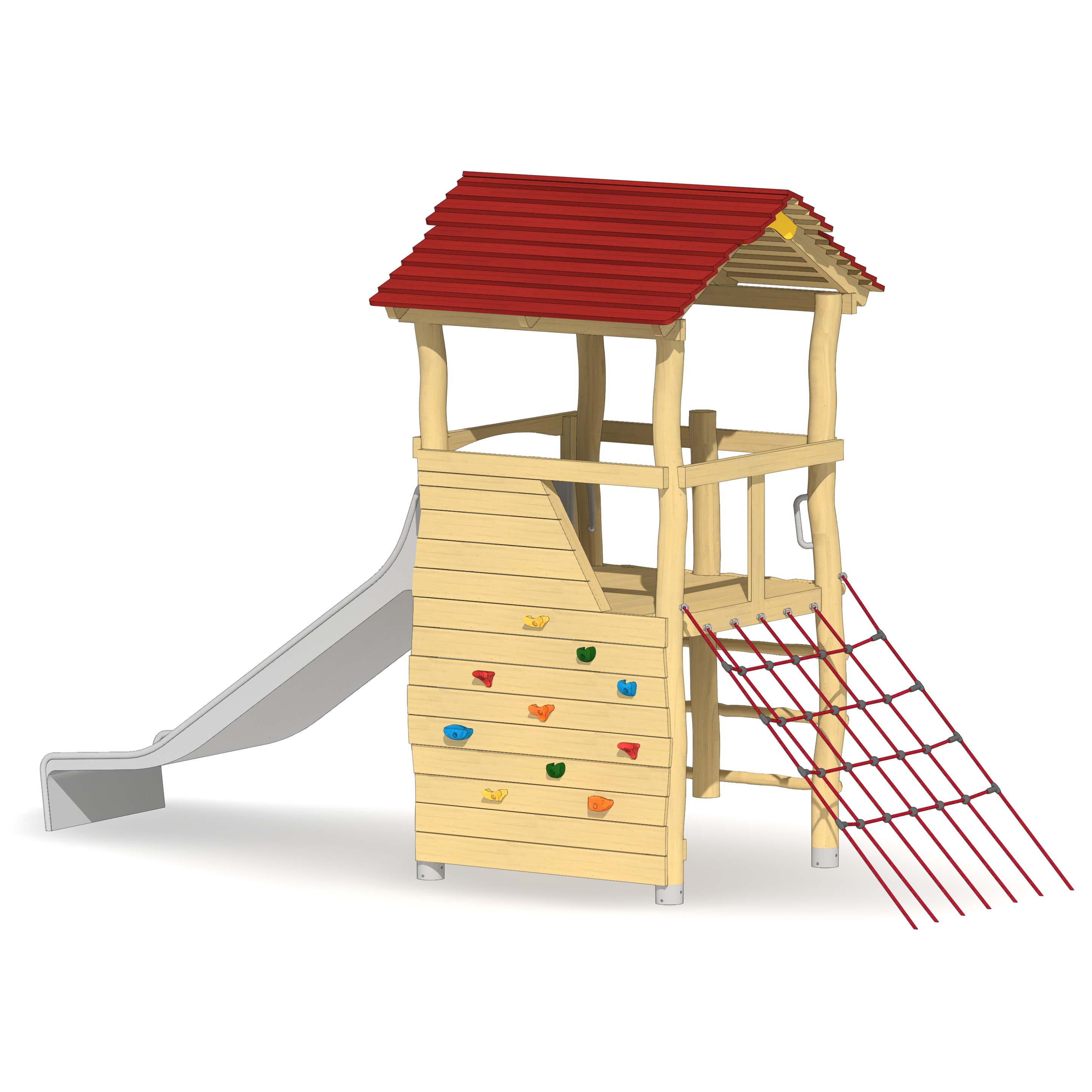 Spielturm Herold mit Dach Ansicht 5