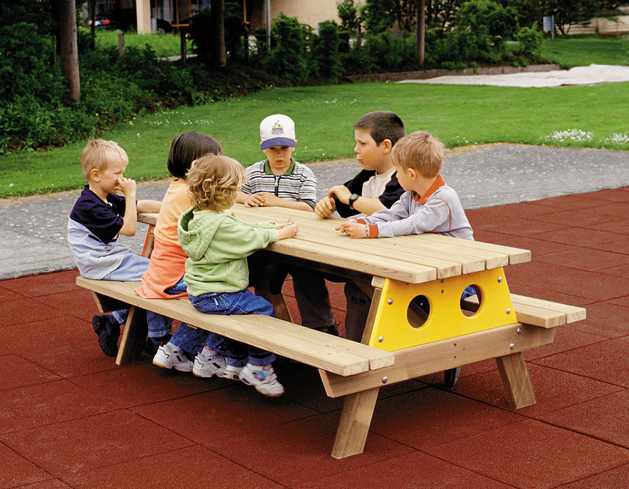 Kleinkinder-Picknicktisch Kiefer Ansicht 3