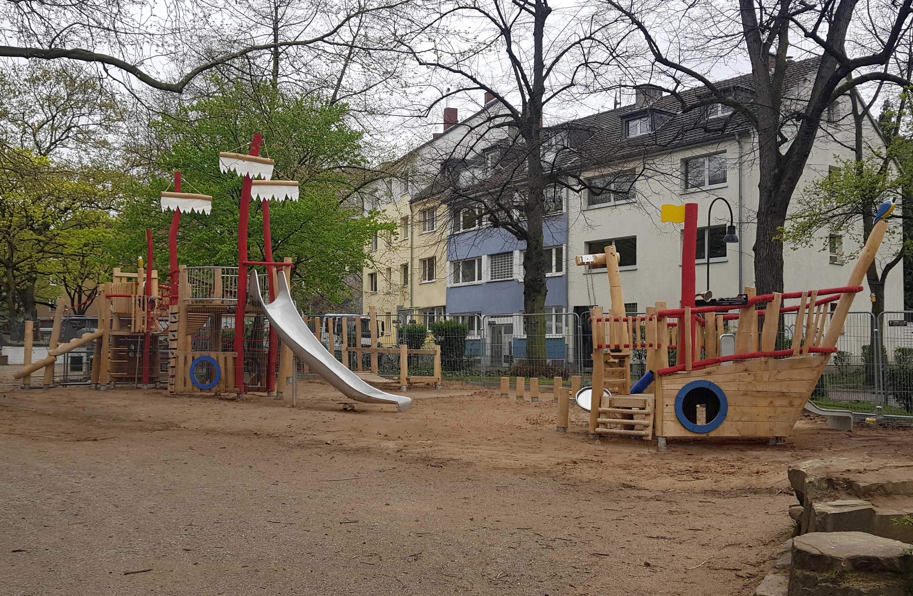 Spielschiff-Parcours Buschgasse Ansicht 2
