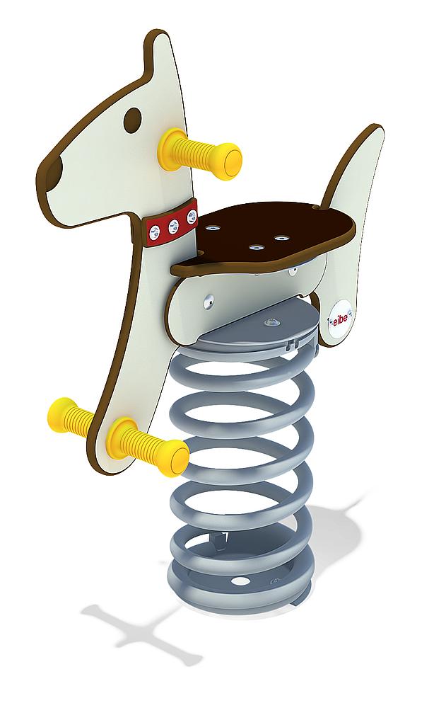 Federwippe Hund Ansicht 4
