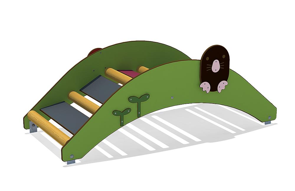 Krabbelbrücke Maulwurf Ansicht 4