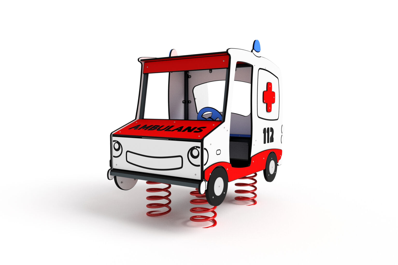 3709S Krankenwagen auf Federwippen, Astrus