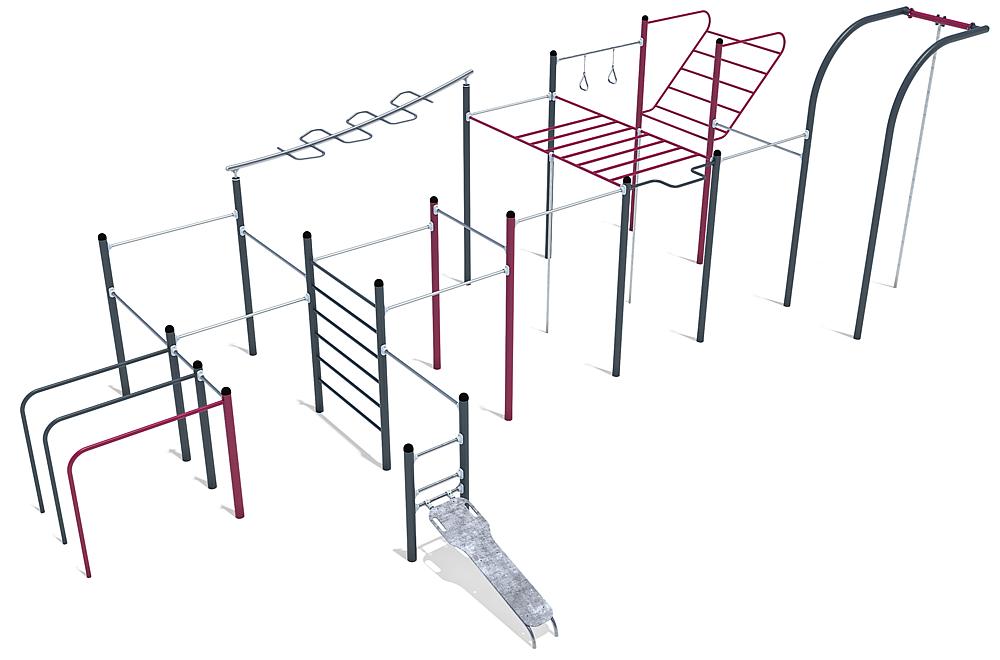 Calisthenics-Anlage Extreme Ansicht 5