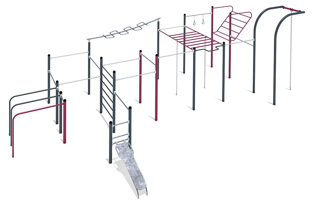 Calisthenics-Anlage Extreme Ansicht 6