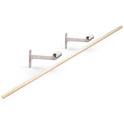 Sport-Thieme Ballettstange mit Wandhaltern, Sport-Thieme